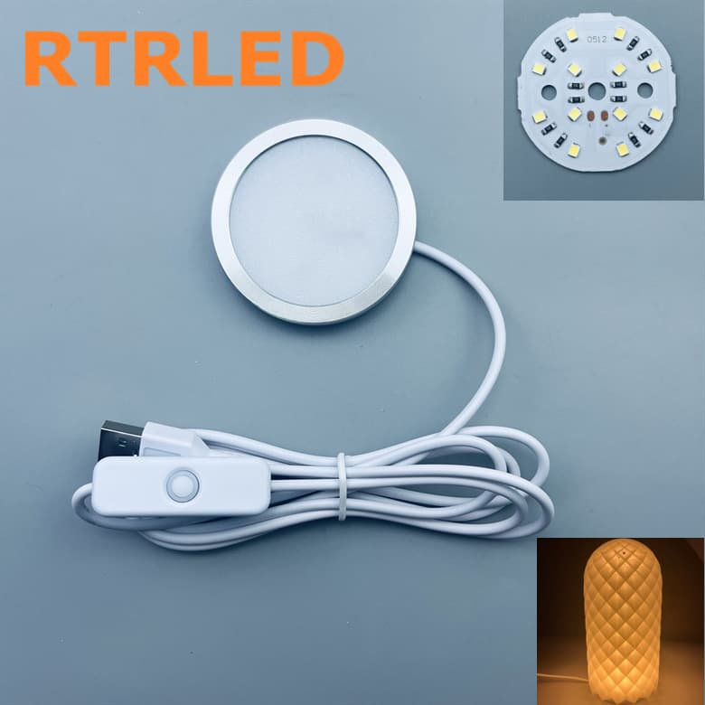 USB 5V Adapter for 3D Printer Bambu Lab Creative Components Maker Treasure Toy Model LED Light Module MH001