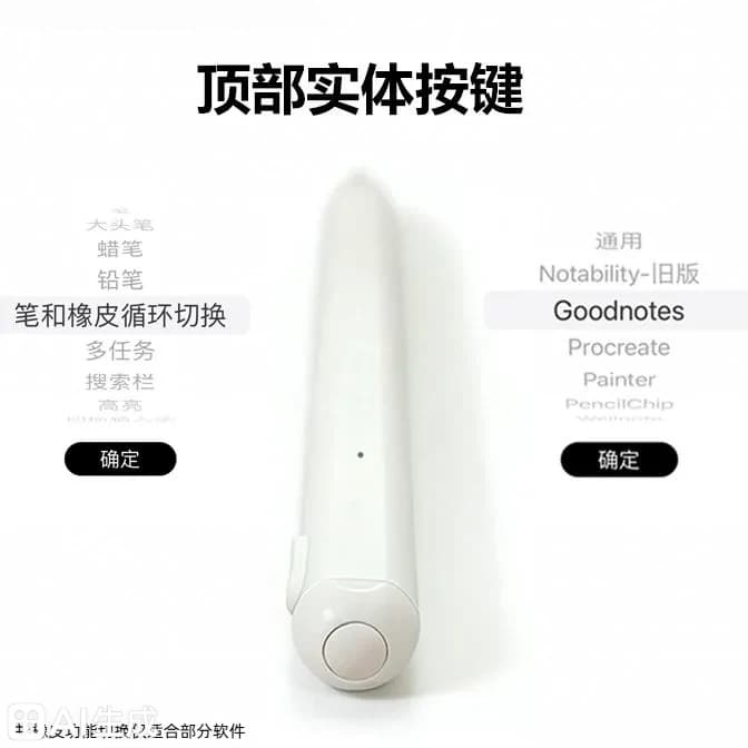iPad Pencil with Palm Rejection, Bluetooth Magnetic Capacitive Touch Screen Pen for Drawing and Writing
