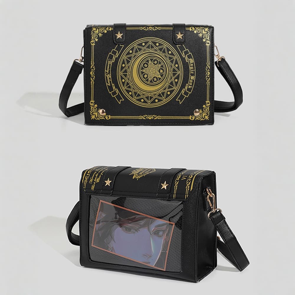 Original Design Star Moon Magic Book Ita Bag Badge Bag Women's Japanese Retro New Style Lolita Bag
