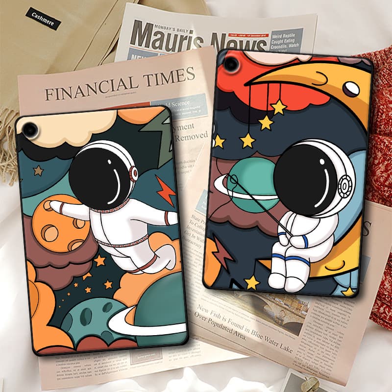 Suitable for Samsung TabA9+ tablet protective cover A9plus soft shell 8.7 anti-fall 11 cartoon astronaut thin and light ins