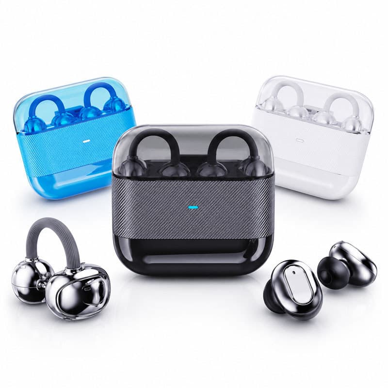 Cross-border private model new Y238 wireless clip-on Bluetooth headset semi-in-ear sports gaming headset couple model