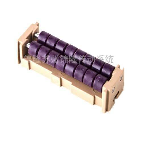 Blue purple ball two rows and three rows transition plate 85/125 wide plate chain conveyor docking plate accessories