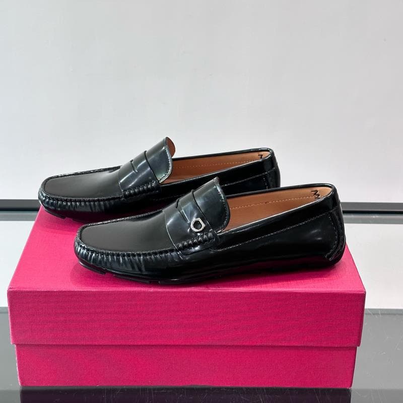 European Trend Streetwear Loafers Men Summer Genuine Leather Fashion Driving Shoes Classic Casual Versatile Driving Casual Shoes