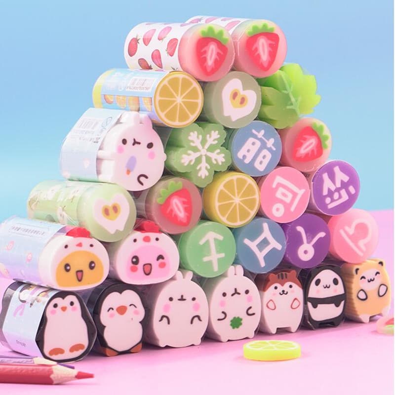 Tianzhuo Eraser Creative Cartoon Cute Animal Fruit 2B4b Art No Crumb Rubber Primary School Gift