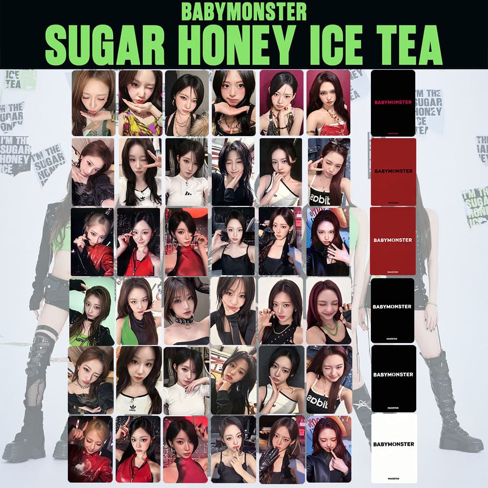 BABYMONSTER New Album 'CHOOM' MS Summer Lucky Card Collectible Postcard Celebrity Photocards