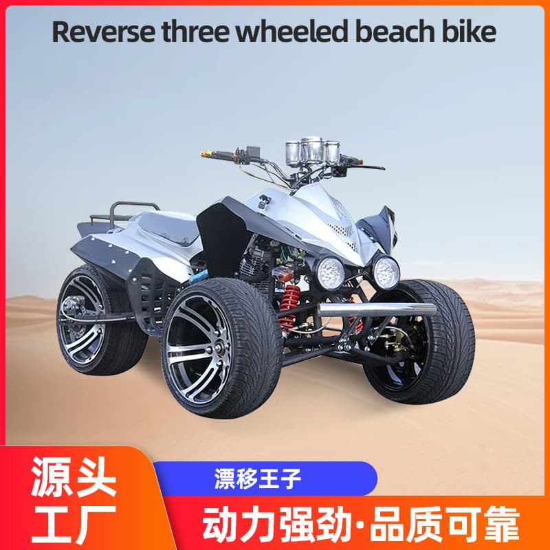ATV Kawasaki-Style Reverse Trike Sand Cart Automatic Off-Road Adult Three-Wheeled Mountain Motorcycle