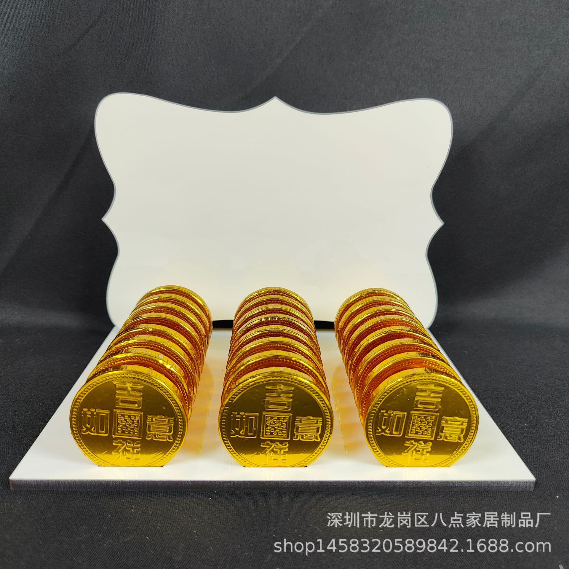 Heat transfer MDF Christmas chocolate countdown Christmas cross-border new products Heat transfer blank table