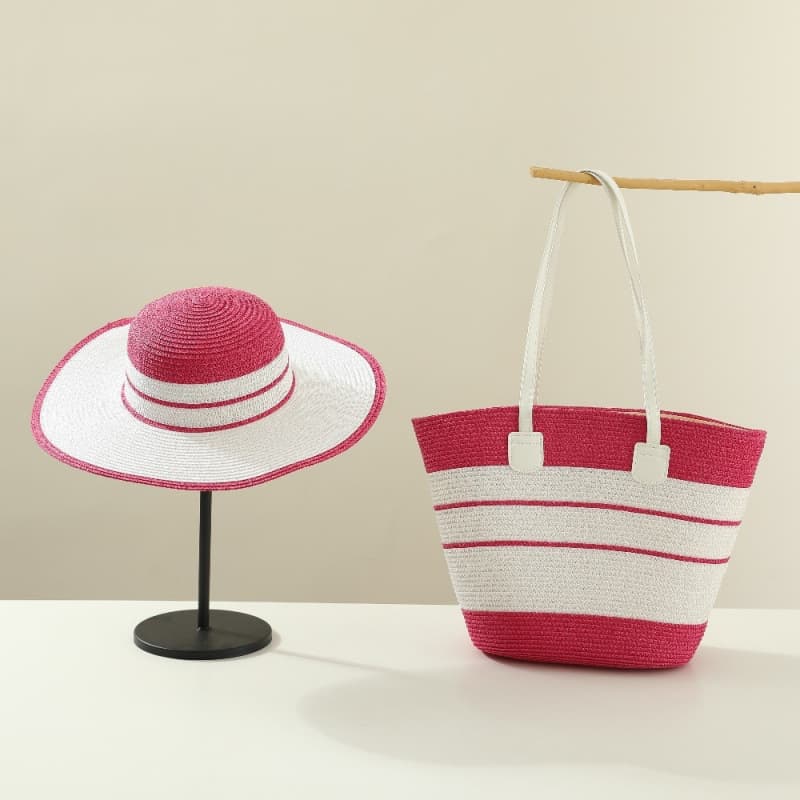 2026 New Single-Shoulder Straw Woven Bag, Summer Casual Versatile Fashion Women's Beach Straw Hat Woven Large Bag