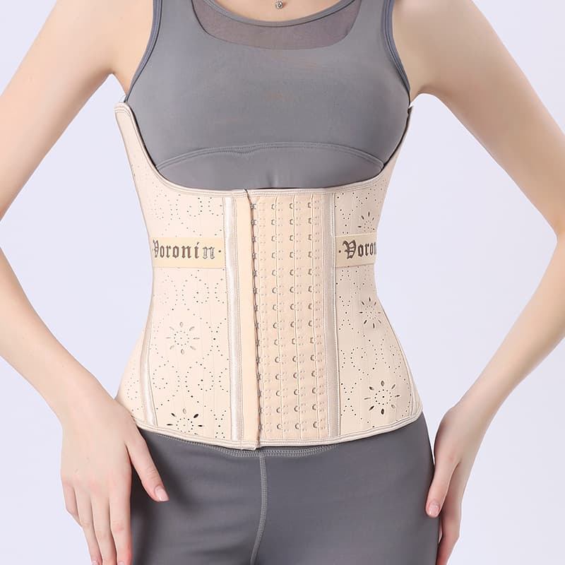 Mesh Series Shapewear Rubber Waist Cincher Sports Tummy Control Belt Waist Trainer Corset for Women