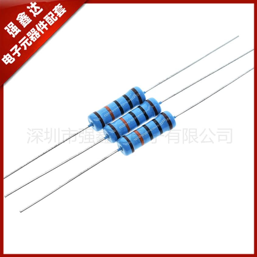 2W 0.24R 1% Metal Film Resistor 2 Watt 0.24Ω 0R24 Color Ring Resistor 200pcs/Pack