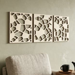 Vintage Hollow Wooden Hanging Sign Collection Abstract Art Wall Hanging Wall Decor Bedroom Living Room Wooden Art Hanging