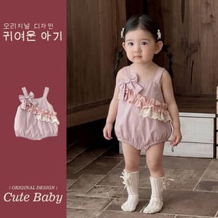 2026 Summer New Infant Crawling Romper for Little Girls Princess Style Straps Romper Ins Style Versatile Bag