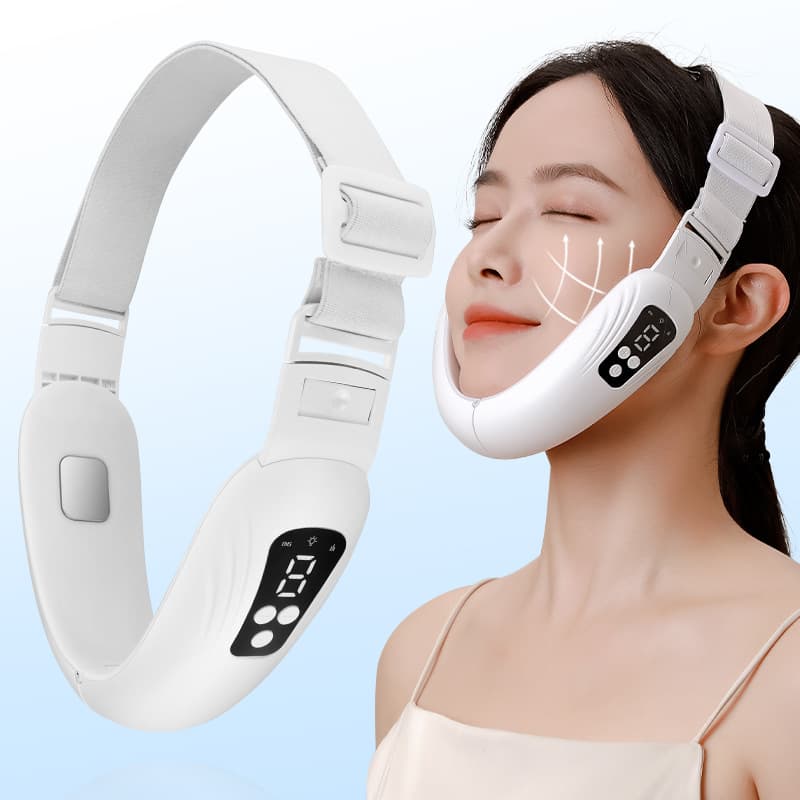 Cross-border New V-Shape Face Device EMS Microcurrent Face Lifting Massager Jawline Home Massager