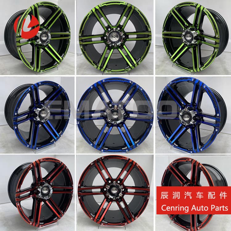 Universal Wheel Rims Aluminum Alloy Wheel Rims Compatible with Toyota Hiace 200 Series 2005-2018