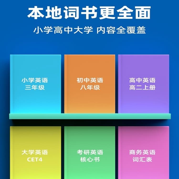 Electronic vocabulary machine with eye-protecting e-ink screen, offline word lookup, memorization, and portable English vocabulary flashcards.