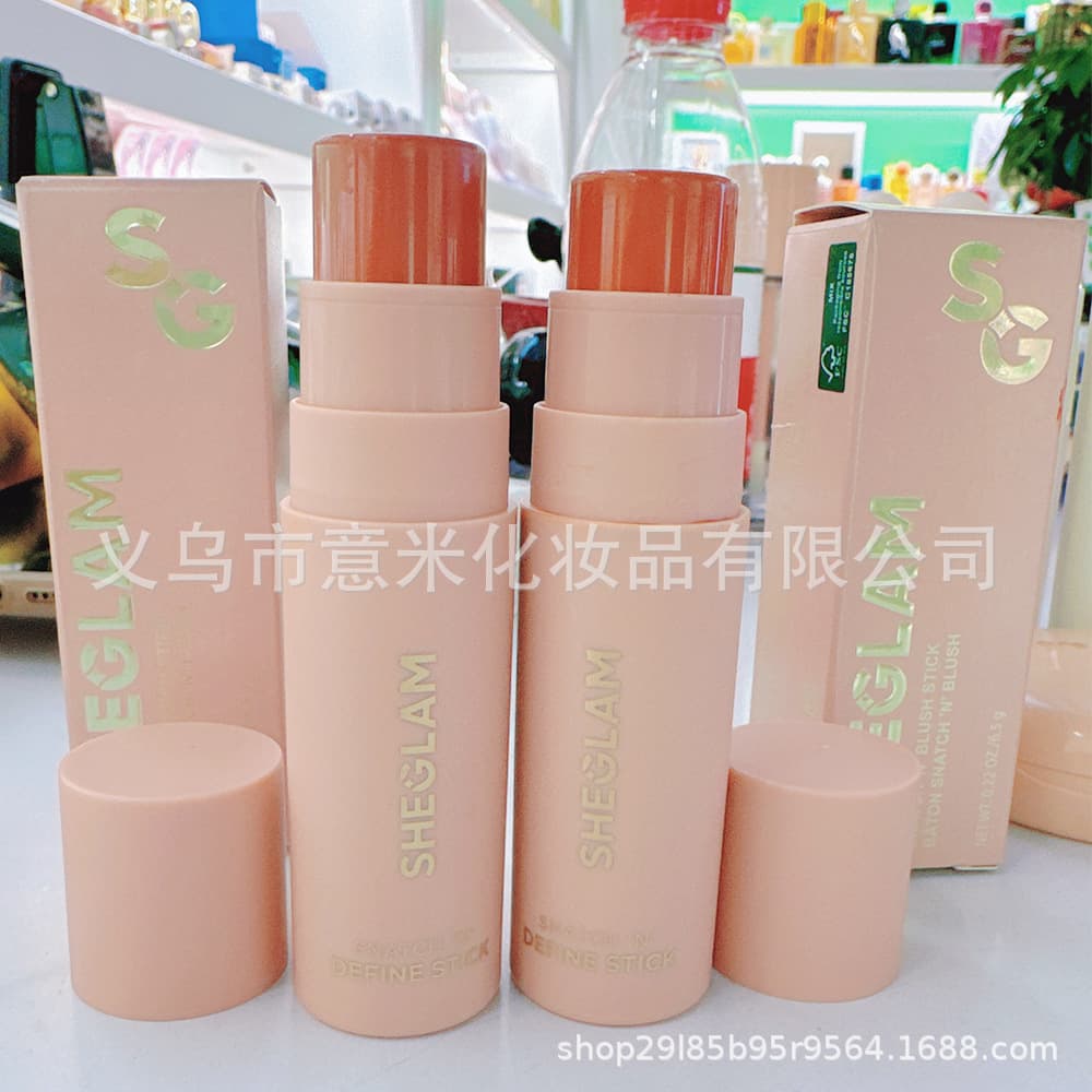 Cross-border exclusive supply of Sheglam blush stick, lip and cheek dual-use blush paste, four colors Wild Love Dreamer