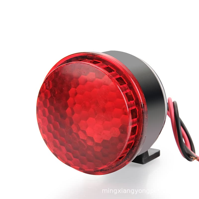 12/24V Waterproof Alarm Buzzer with Light for Car, Truck, Forklift Reverse Beep