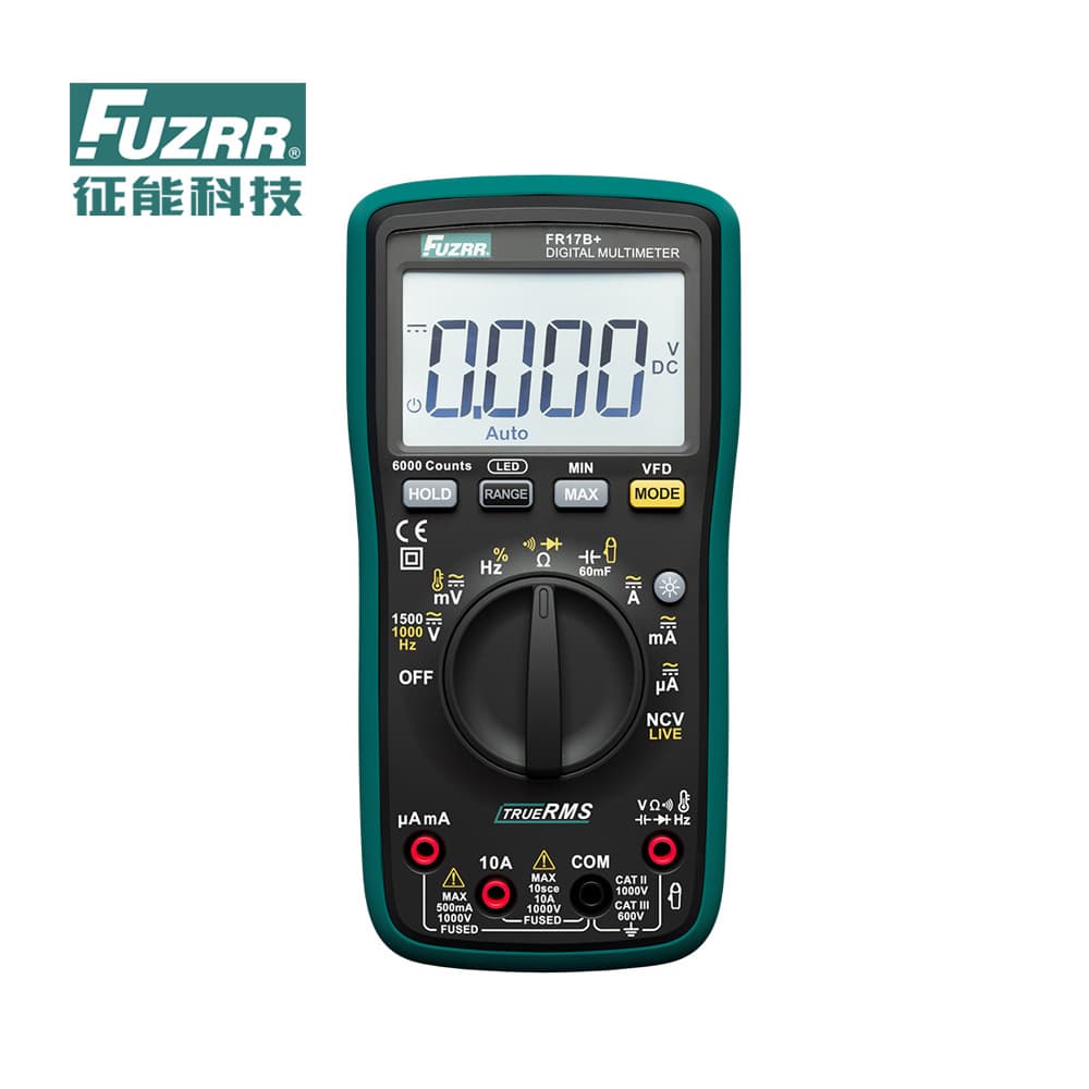 FUZRR Zhengneng FR17B series AC and DC portable digital multimeter