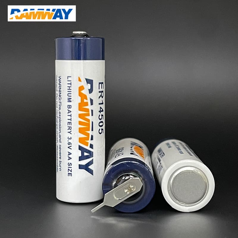 LS14500 High Capacity Smart Meter Security Smart RAMWAY Ruiyi Solder Pin Plug ER14505 Lithium Battery