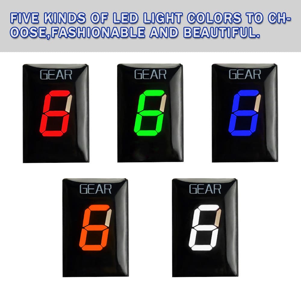 Compatible with Honda CBR600 F4I 2001-2006 Motorcycle Digital Gear Indicator LCD LED Display