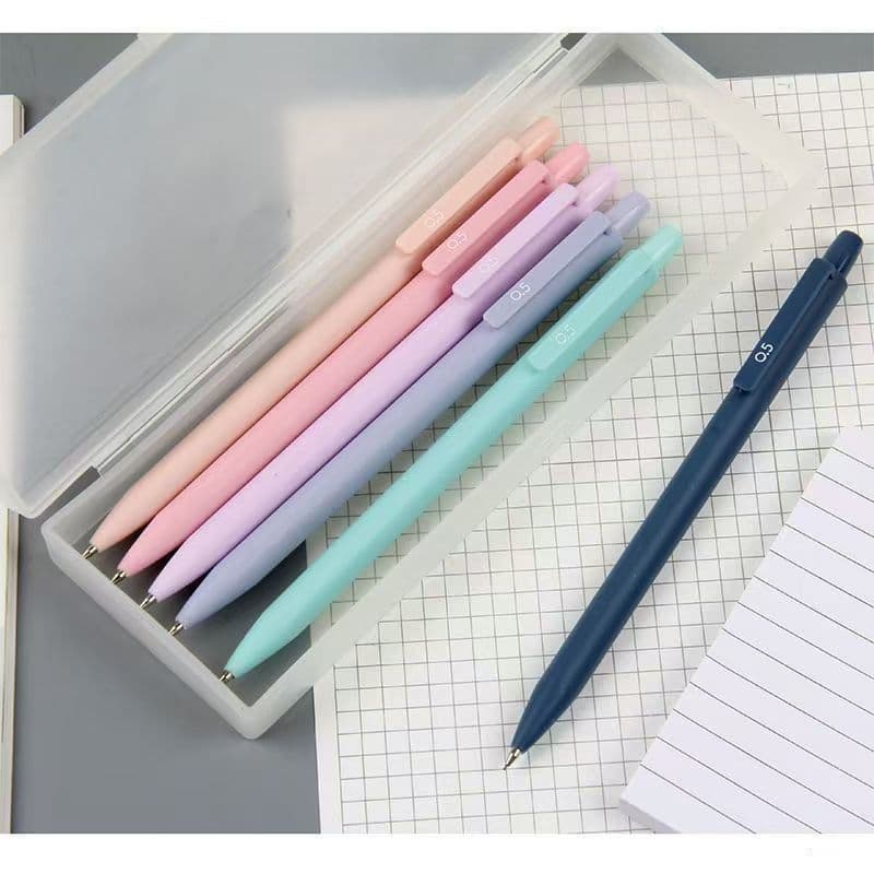 Tianzhuo 01688 Morandi Color Mechanical Pencil Triangular Barrel Simple Automatic Pencil 0.5/0.7mm