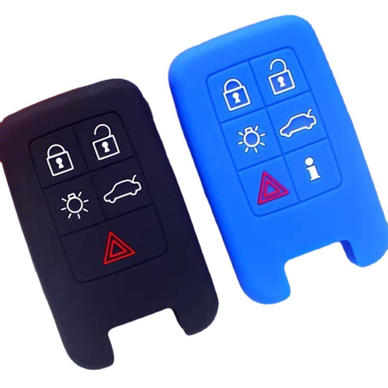 For Volvo V40 S80 XC60 Car Key Set S60L V60 Silicone Key Case