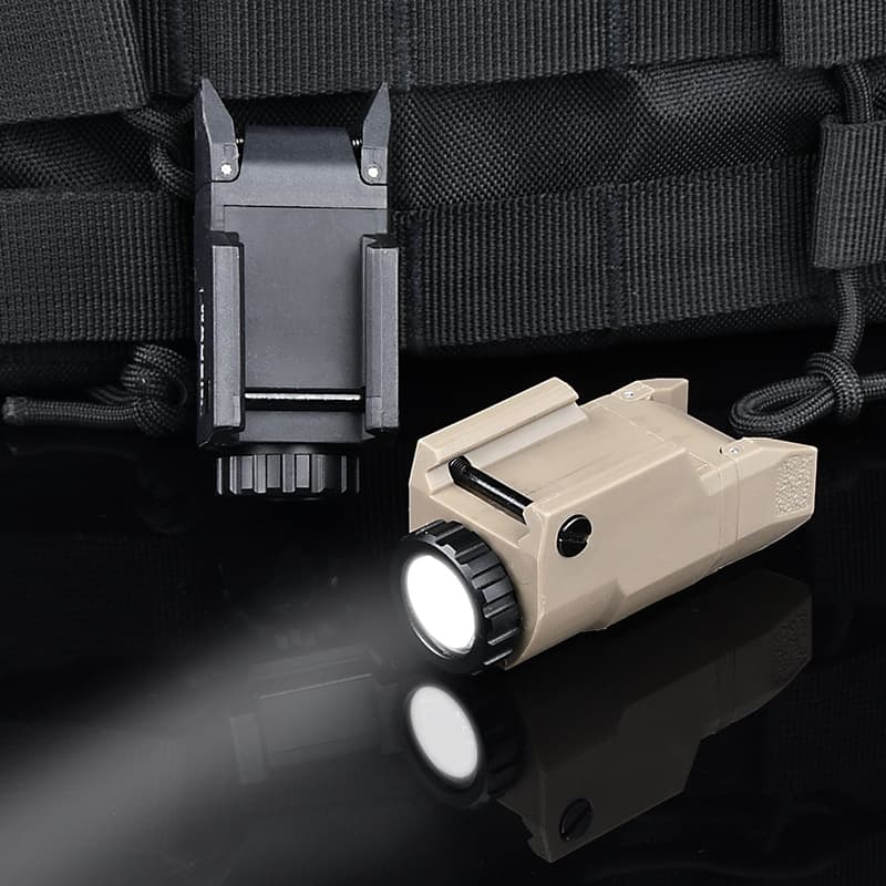 Wardson APL-C tactical flashlight outdoor LED lighting strong light GLOCK under-hanging flash mini flashlight