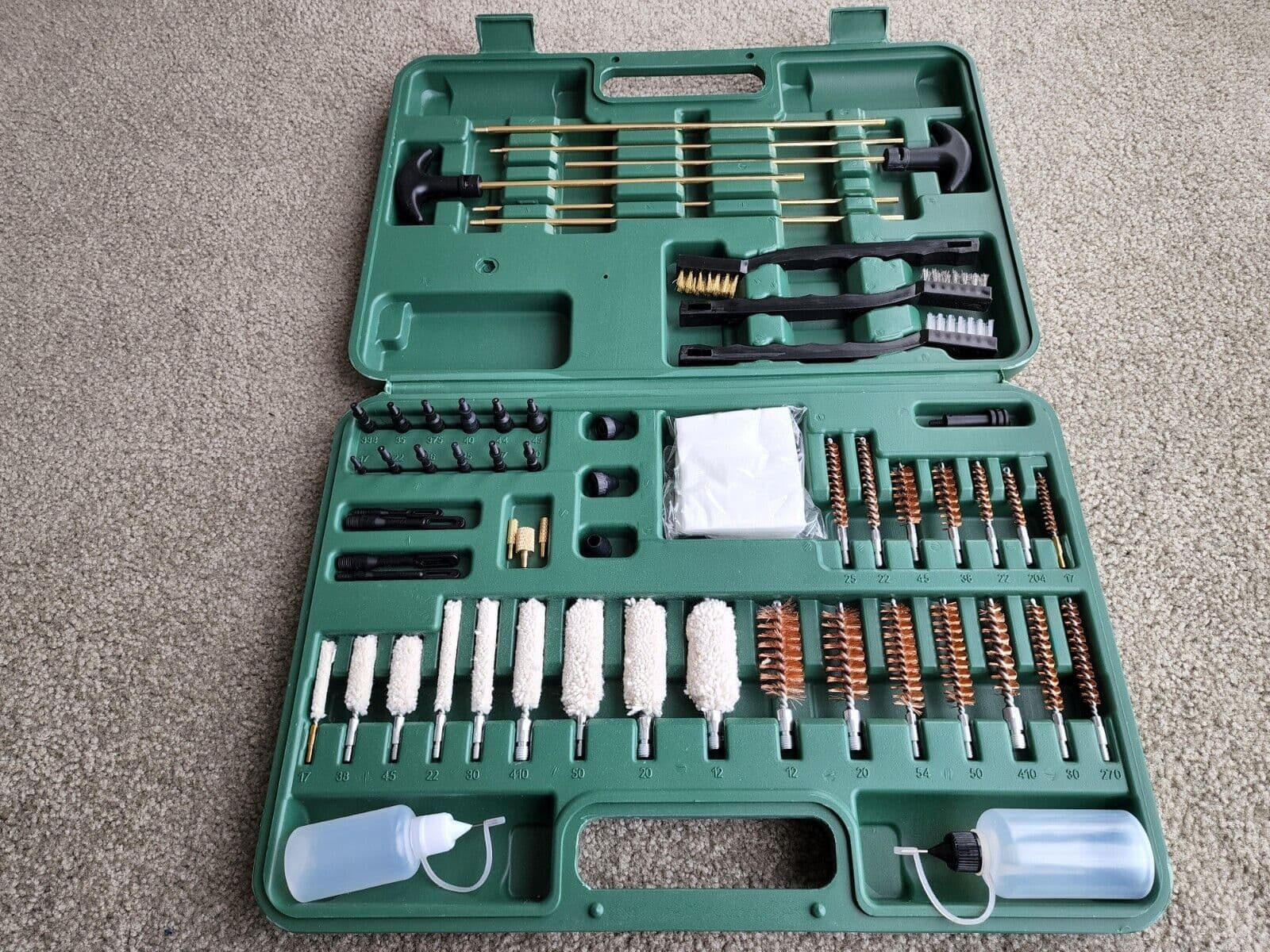 Pipe Cleaning Kit Hunting Pistol Shooting Gun Cleaning Tools Complete Set