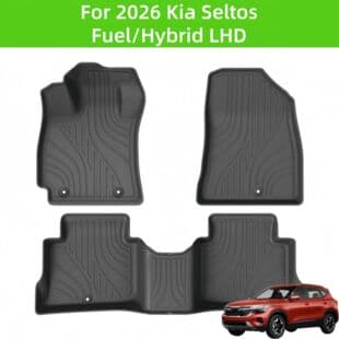 For 2026 Kia Seltos Carpet TPE Car Floor Mat/Rear Trunk Mat