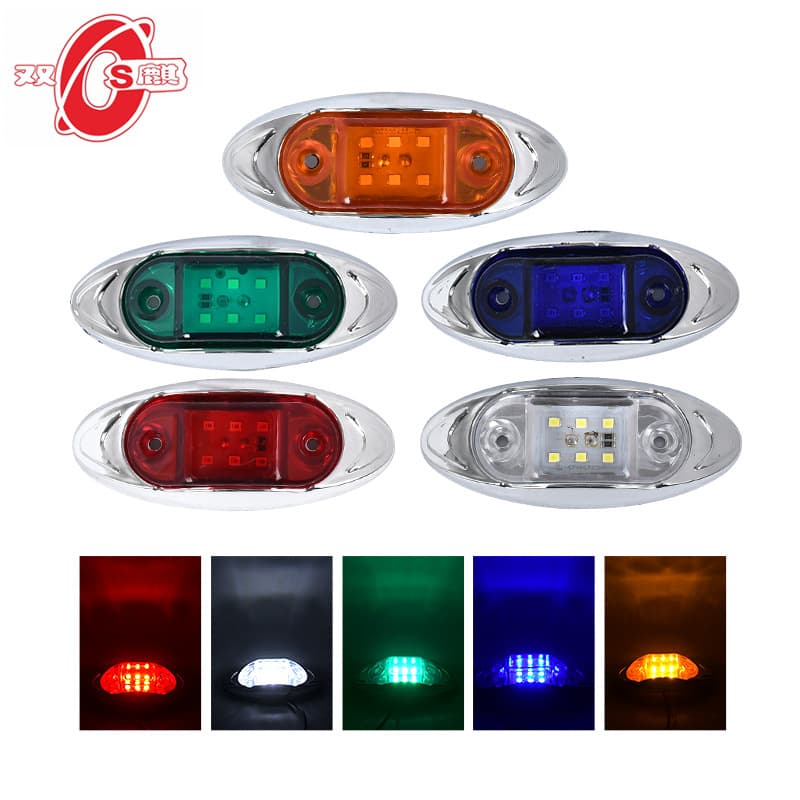 Factory Direct Cross-border 24V LED Truck Side Marker Light Clearance Light Truck Light