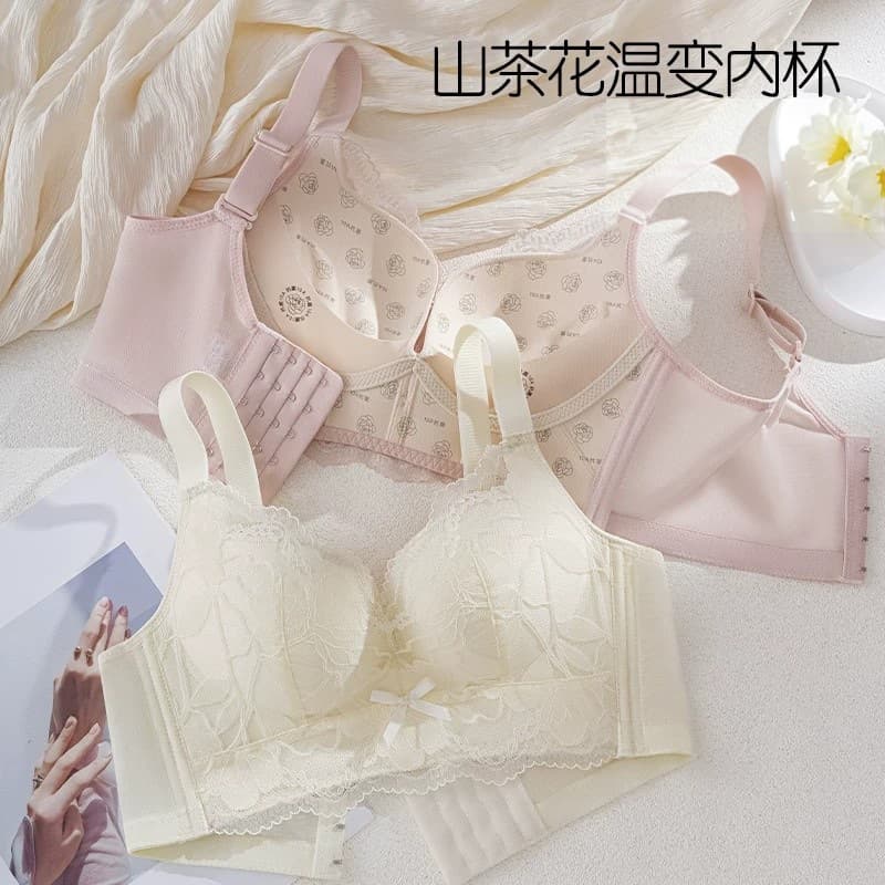 Sexy Push-Up Bra with Side Boob Control, Breathable, Adjustable, No Underwire, Lifts and Prevents Sagging