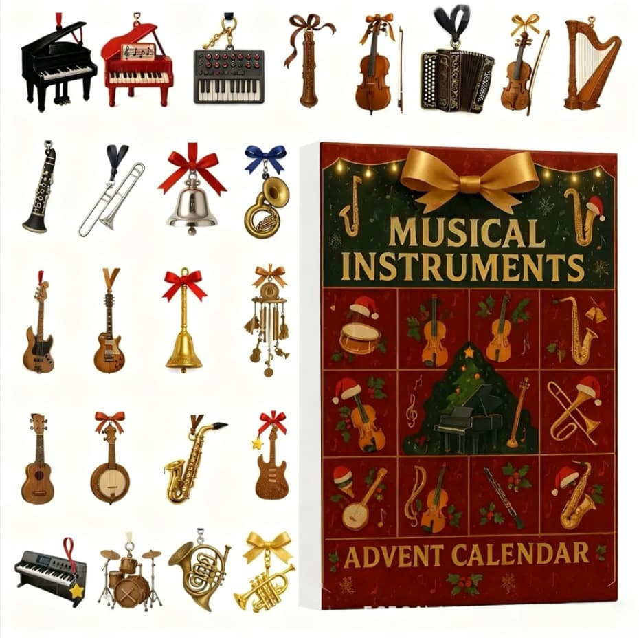 2025 Musical Instruments Advent Calendar Blind Box Musical Instruments Advent Calendar