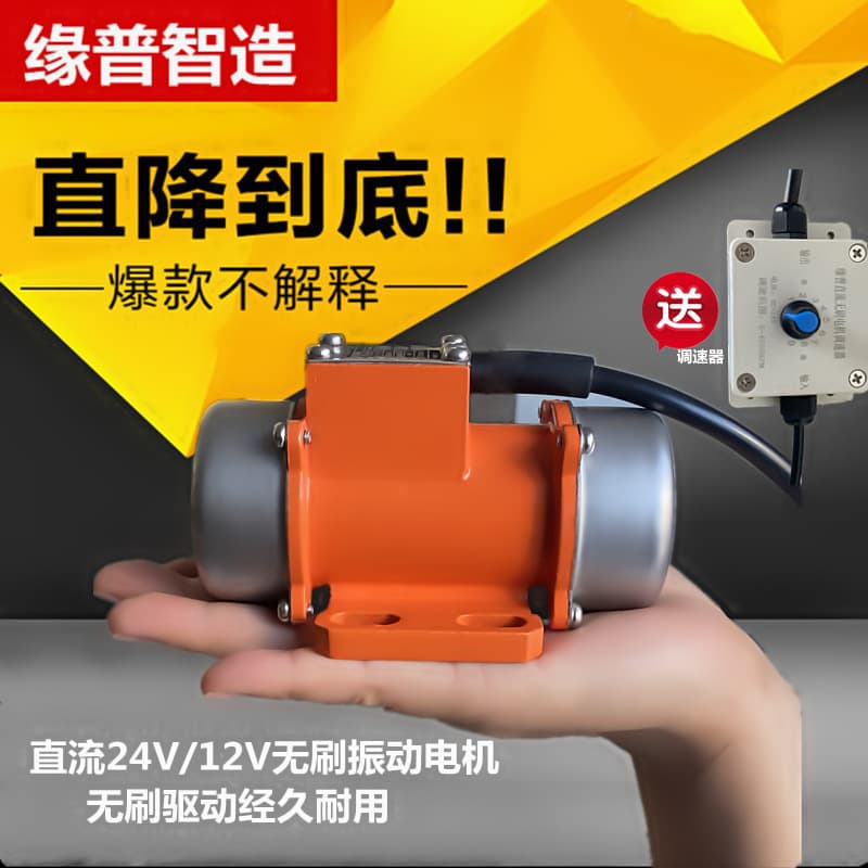 Brushless DC 24V Vibration Motor 12V Vibration Motor Mixer Truck Discharge Vibrator Concrete Vibrator