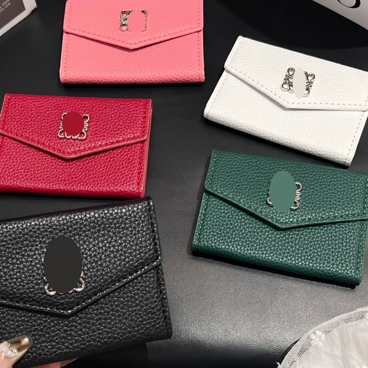 High-End Card Holder Multi-Color Pu Card Holder Coin Purse Women's Wallet Cross-Border Live Broadcast Popular Tk Popular Card Holder Export