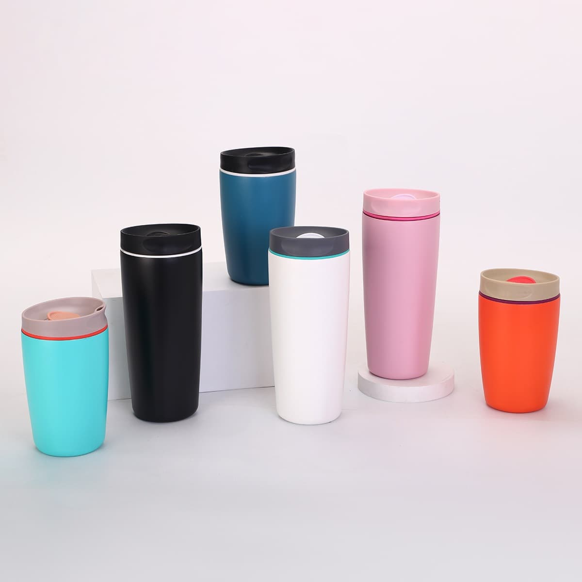 New Fashion Direct-Drink Coffee Cup 304 Stainless Steel Vacuum Insulated Tumbler Outdoor Portable Car Cup