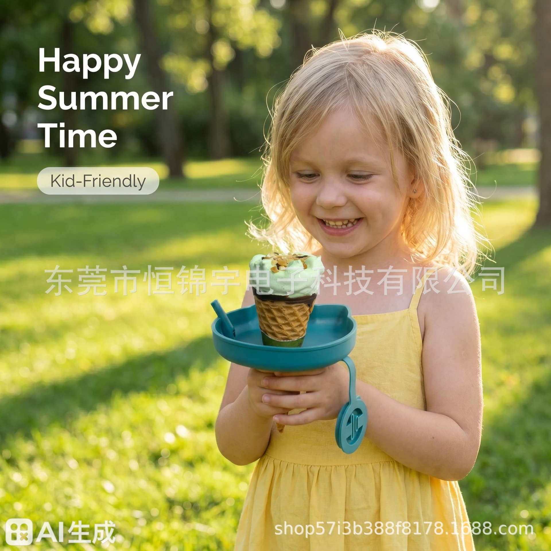 Cross-border new silicone popsicle holder, ice cream stick holder, leak-proof ice cream holder, children's anti-dirty popsicle holder