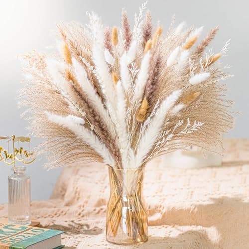 Cross-Border Best-Selling Natural Pampas Grass Boho Wedding Home Table Decoration Dried Flower Bouquet