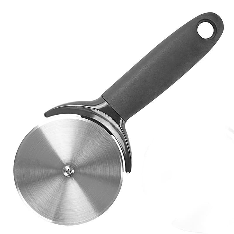 Color Box Pack with Protective Cover Stainless Steel Multi-functional Dough Divider Plastic Handle Pizza Wheel Cutter Kitchen Tool