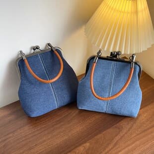 Crossbody Fashion Niche Clip Bucket Handbag 2026 Summer New Clip-Shoulder Bag Versatile Stylish Crossbody Bag