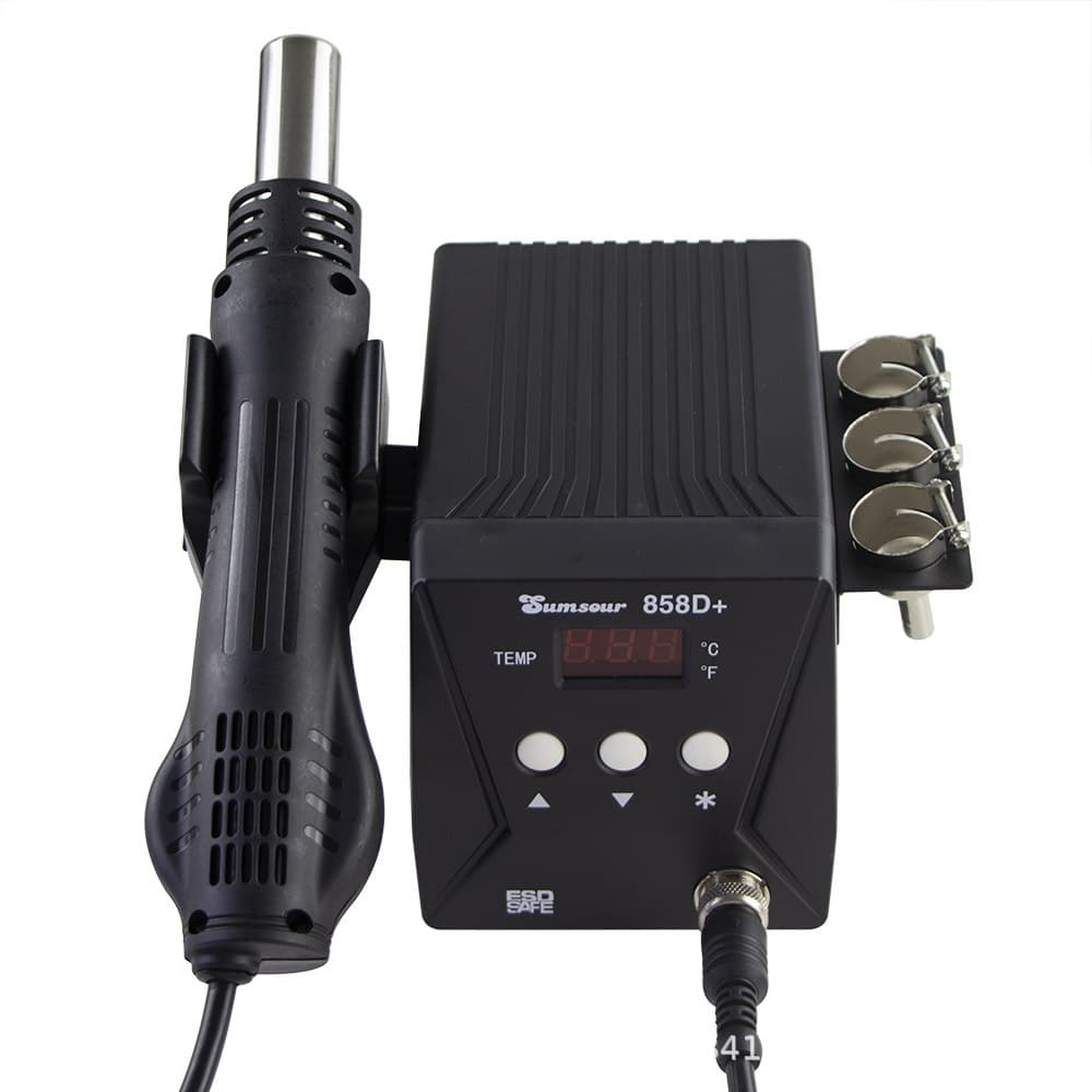 858D Desoldering Station Digital Display Hot Air Gun Phone Repair Soldering Station Smart Chip Motherboard