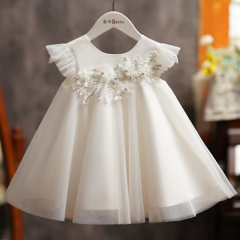 Korean-style Baby Girl 1st Birthday Dress 2026 New Birthday Cake Smash Tutu Princess Dress Children's Party Gown for AliExpress