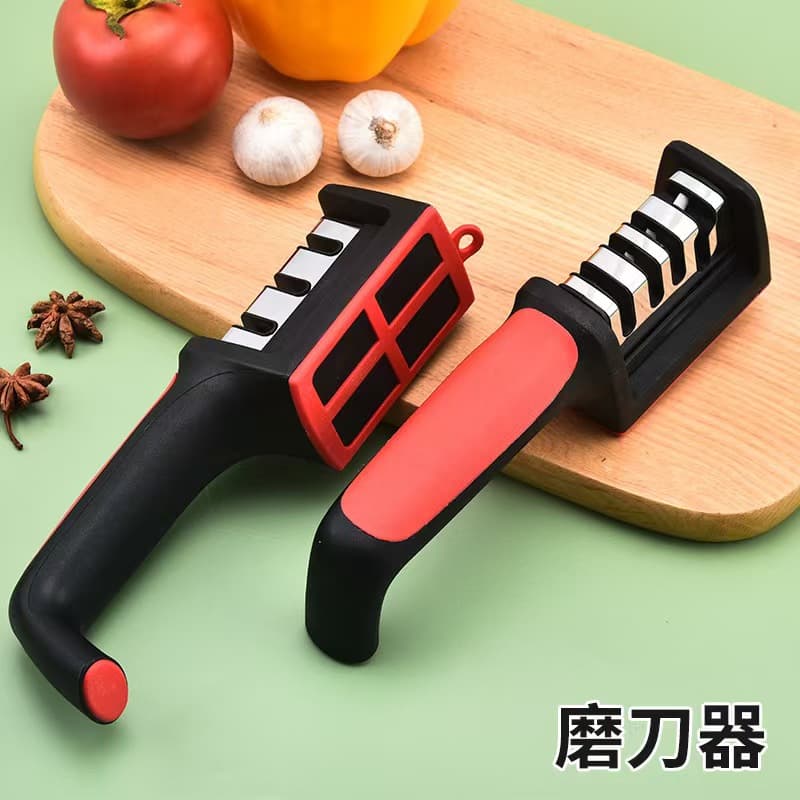 Spot Knife Sharpener Three or Four Stages Quick Sharpening Diamond Knife Sharpening Multifunctional Kitchen Knife Sharpening Stone Sharpening Wholesale