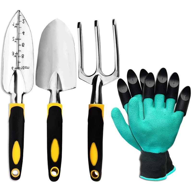 Factory Direct Gardening Tool Set Amazon 3-Piece Aluminum Alloy Garden Tools Agricultural Tools