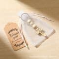 Rosary with Cross Keychain Baptism Prop First Communion Gift