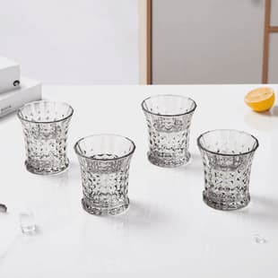 Diamond Cup, Large Mouth Glass Cup, Trendy Juice Cup, Beer Beverage Cup, Household Tea Cup, Large Capacity Cold Drink Cup