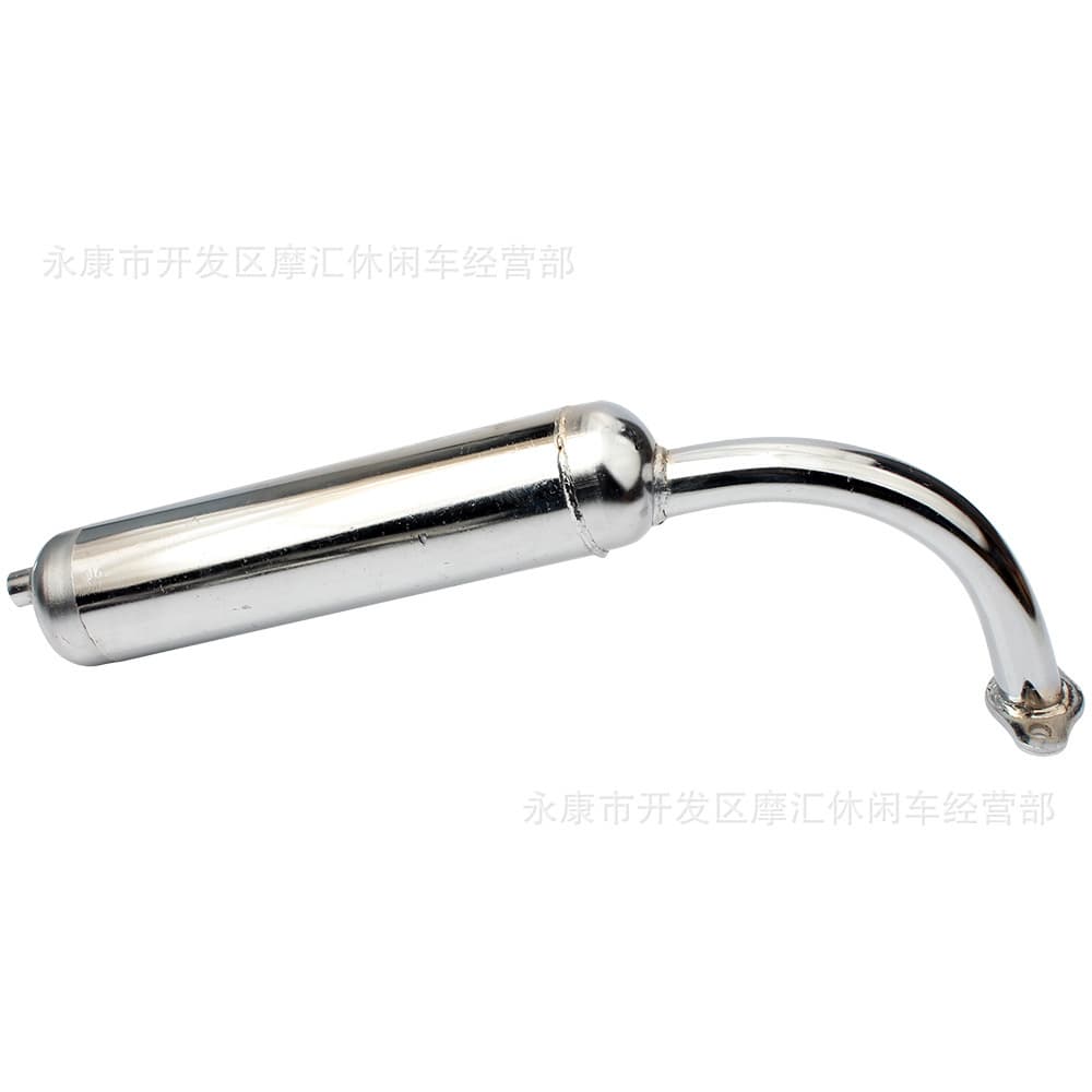 Mini Bike Parts 2-Stroke Engine 49CC 60CC 80CC Exhaust Pipe Muffler Silencer Iron Pipe