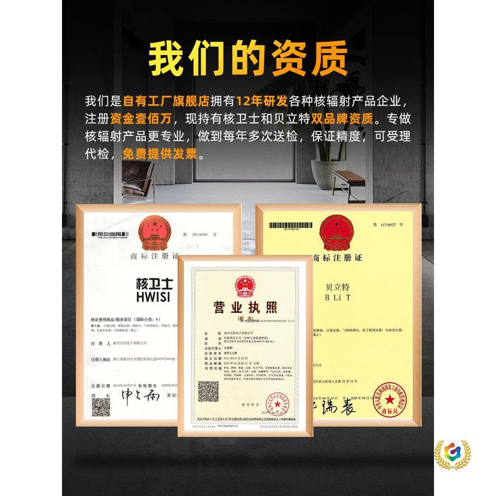 ✅ Nuclear Radiation Detector for Home Use - Radioactive Sewage, Food Ionization Geiger Counter with Personal Dose Alarm