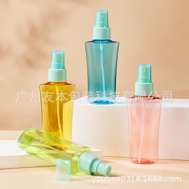 Factory Direct PET 100ml Cone Shaped Setting Spray Refill Bottle, Toner Bottle, Hair Oil Dispenser Bottle, Lip Gloss