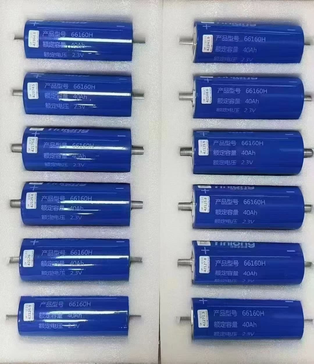 Yinlong LTO 2.3V 30Ah / 35Ah / 40Ah / 45Ah Lithium Titanate Power Battery for Electric Vehicles High Rate Battery