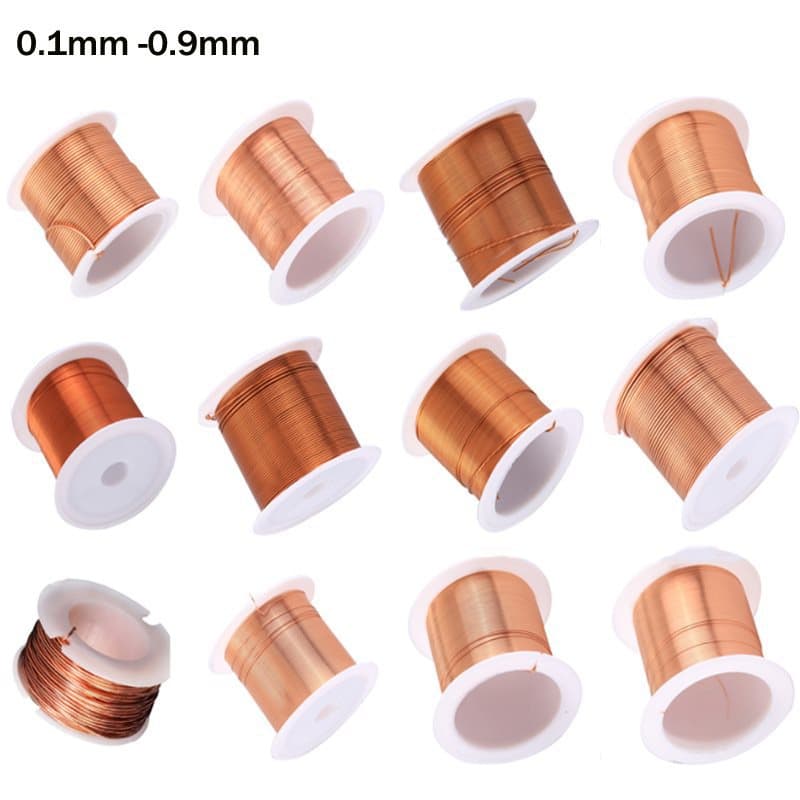 Perpetual Motion Machine Purple Copper Electromagnet Polyurethane Transformer Experiment High-Temperature Resistant Coil Motor Enameled Wire Copper Insulation